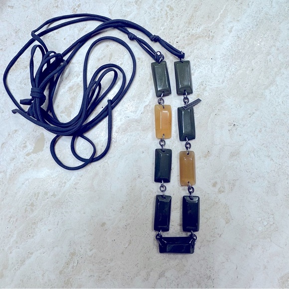 MARNI Rectangular Link Necklace🌸 - Picture 1 of 6
